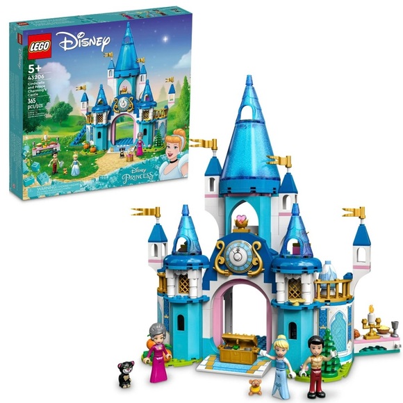 LEGO Cinderella & Prince Charming’s Castle 365 pieces - Picture 1 of 12